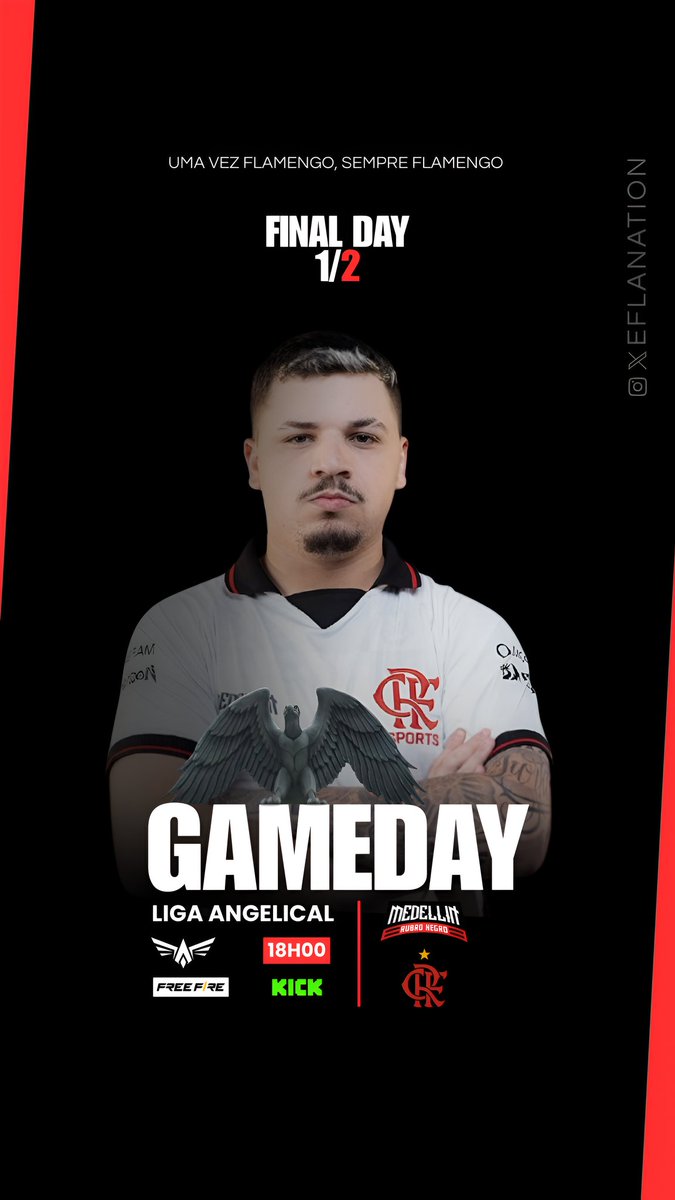 eflanation's tweet photo. NAÇÃO, SE LIGA NO COMPROMISSO DO NOSSO TIME EMULADOR, HOJE 🔴⚫
#GOFLA #GOMDL https://t.co/G9VZT2JP7Q