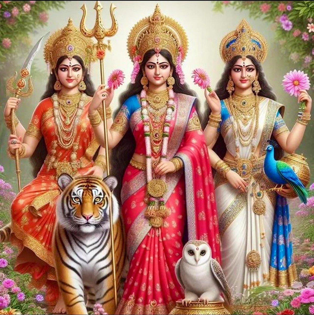 ऊँ विश्वेश्वरीं जगद्धात्रीं स्थितिसंहारकारिणीम्।
निद्रां भगवतीं विष्णोरतुलां तेजस: प्रभु:।।

#जय_माँ_भगवती 🌺🙏
#जय_मां_लक्ष्मी 🌸🙏
#जय_श्री_हरि 💐🙏
