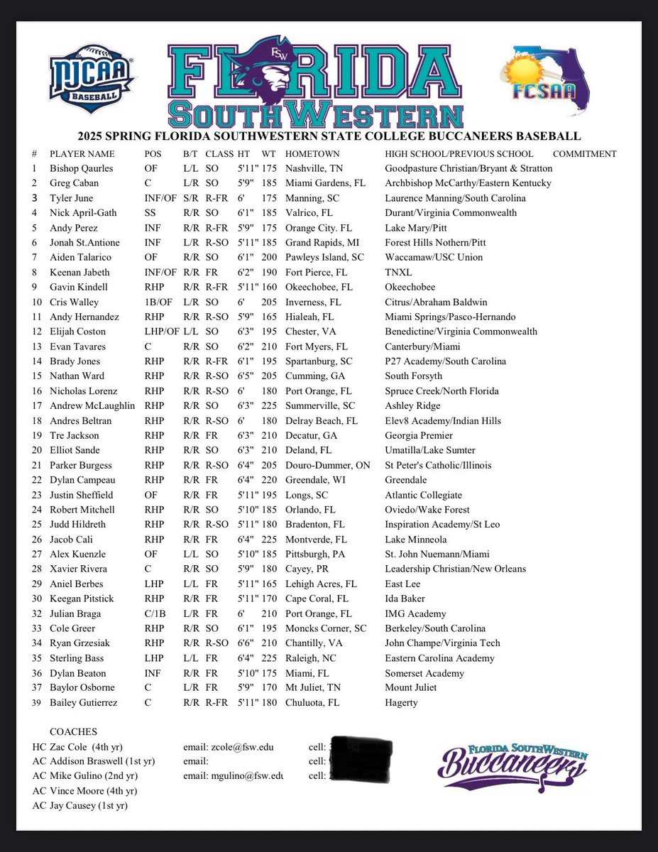 ZacCole_'s tweet image. The boys are back in town…
The #Bucs return to campus today to start the journey. I’m as excited about this group of guys than any team I’ve had. Lot of new faces both players & coaches. Can’t wait to get going Monday #Bucs ⚔️🟣🏴☠️
Check em out 👇