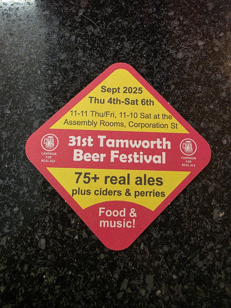 churchendbeer's tweet photo. #tammworthbeerfestival 
#campaignforrealale 
#RealAleFinder 
#supportlocal 
#churchendbrewery https://t.co/c5NKLxgA3m