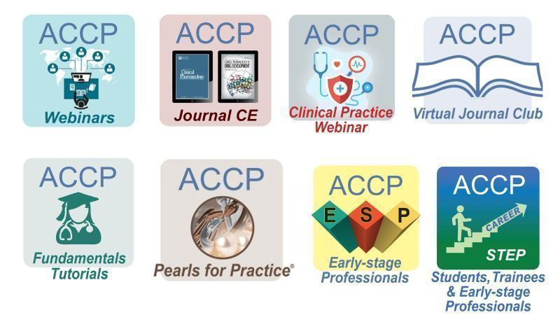 ACCP has a variety of Live, On Demand and text-based online CE resources available for completion for your professional development. Visit ACCP Continuing Education to learn more or select from any of the On Demand courses bit.ly/3FBV1zD