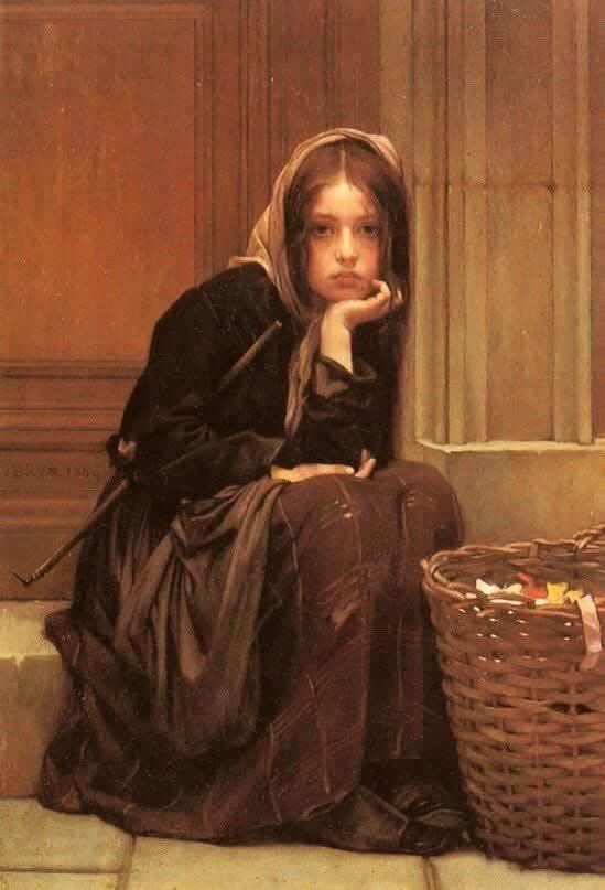 olgatuleninova's tweet image. Christen Brun, Norwegian, (1828 -1905)
A Basket Of Ribbons (1869)
(Often misattributed as the work of the artist Guillaume Charles Brun, French)