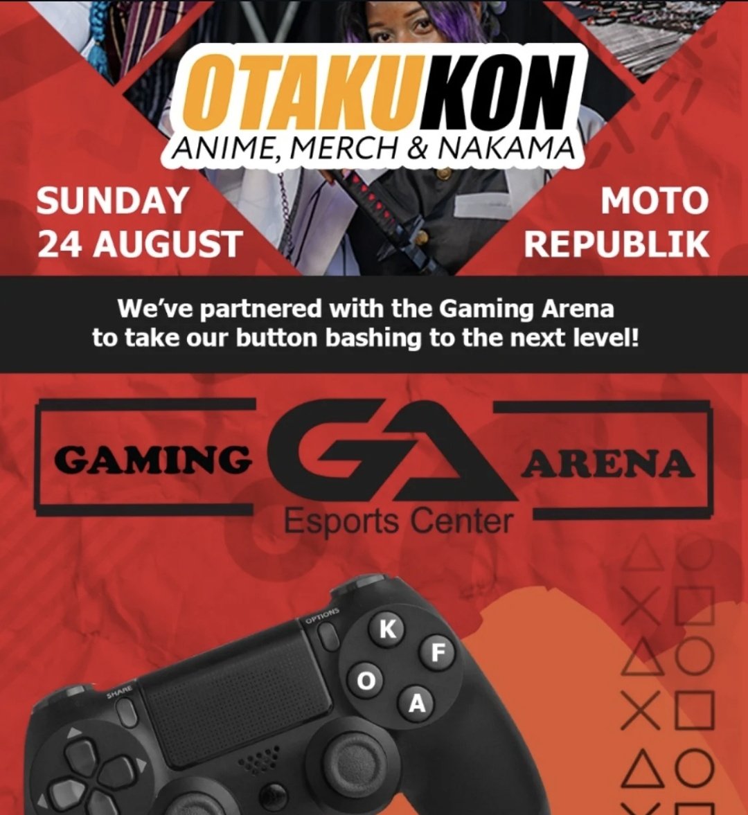 .<a href="/OtakuKonnect/">OTAKUKON Anime Festival</a>  // Anime Fest // Gaming Arena // <a href="/MotoRepublik/">Moto Republik</a> 24 August
