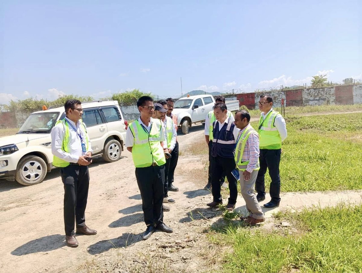 AAI IMPHAL AIRPORT (@imphalapd) on Twitter photo Ensuring safe skies ✈️Our safety team conducts regular airside inspections with diligence, safeguarding flight safety, security & operational efficiency at Imphal Airport. #SafetyFirst #ImphalAirport <a href="/AAI_Official/">Airports Authority of India</a> <a href="/aairedner/">Regional Executive Dir. AAI, North-East Region</a> <a href="/MoCA_GoI/">MoCA_GoI</a> Ensuring safe skies ✈️Our safety team conducts regular airside inspections with diligence, safeguarding flight safety, security & operational efficiency at Imphal Airport. #SafetyFirst #ImphalAirport <a href="/AAI_Official/">Airports Authority of India</a> <a href="/aairedner/">Regional Executive Dir. AAI, North-East Region</a> <a href="/MoCA_GoI/">MoCA_GoI</a>