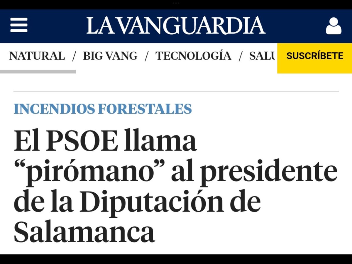 Carlos Fernández (@carlosf66089689) on Twitter photo <a href="/patxilopez/">patxilopez</a> <a href="/proteccioncivil/">Protección Civil</a> A ver Patxi, que yo me aclare.
Si el PSOE llama pirómano al Presidente de la Diputación de Salamanca, del PP, es una crítica política, si el PP llama pirómana a una Directora General socialista, “es ruin, indecente y vergonzoso”.
Es así?🤔🤔 <a href="/patxilopez/">patxilopez</a> <a href="/proteccioncivil/">Protección Civil</a> A ver Patxi, que yo me aclare.
Si el PSOE llama pirómano al Presidente de la Diputación de Salamanca, del PP, es una crítica política, si el PP llama pirómana a una Directora General socialista, “es ruin, indecente y vergonzoso”.
Es así?🤔🤔