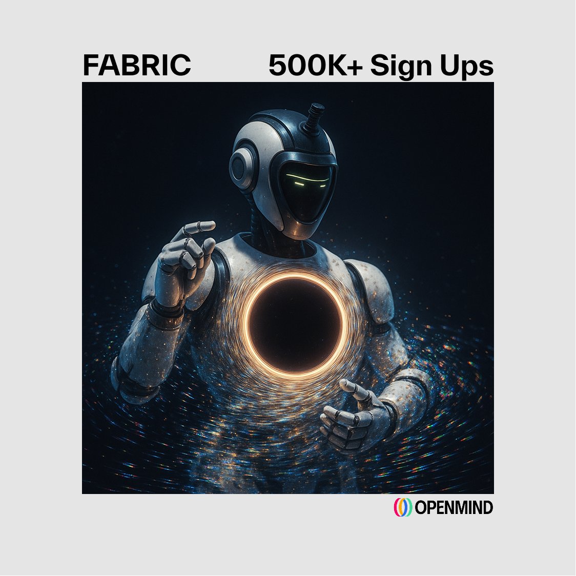 The OpenMind Waitlist has surpassed 500,000 Sign Ups since its release just 2 weeks ago.

Are you ready for the official launch?