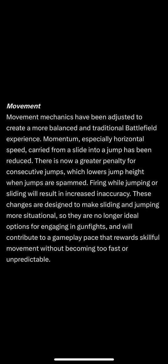 New movement changes in BF6😓

BO7 won COD is BACK!!!!