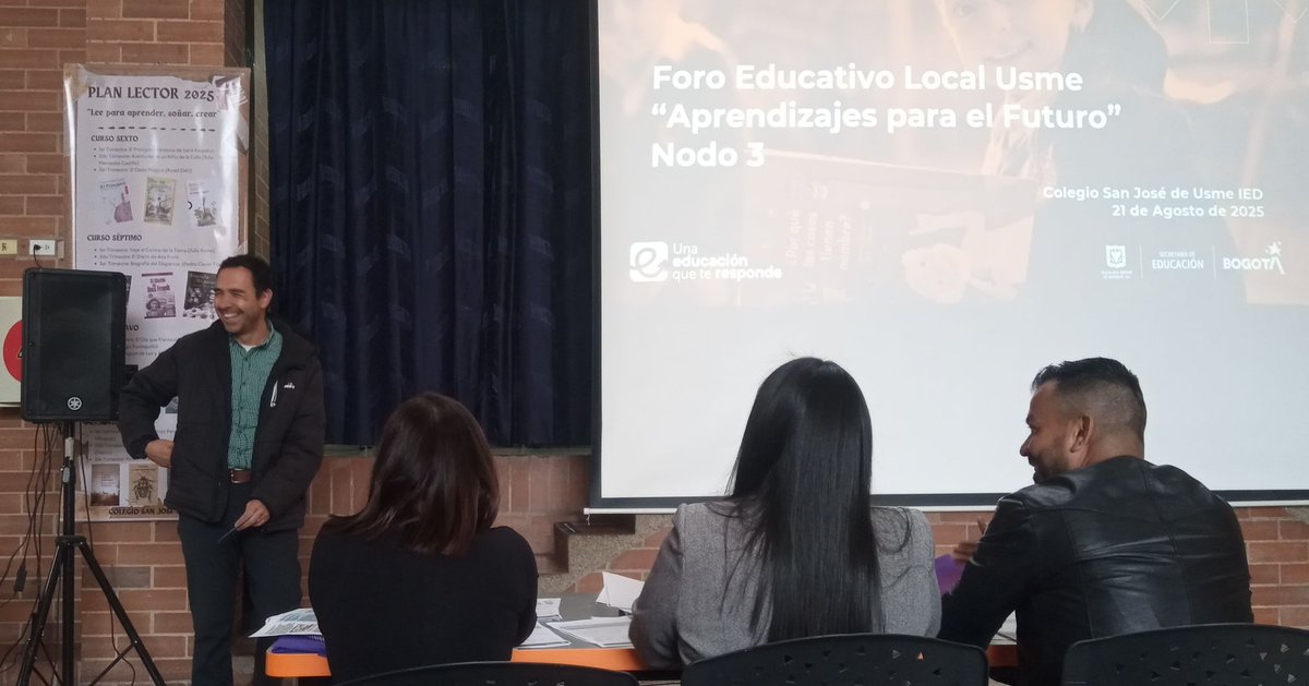 crusmealto's tweet photo. Participamos en el #PreForoLocalEducativo de #USME compartiendo nuestra experiencia significativa #BiblioteCruaInnovadora, mostrando nuestro trabajo como agrupación en #CompetenciasDigitales desde las Bibliotecas.
@Educacionbogota
#USMERural 
#UnaEducaciónQueTeResponde https://t.co/BOGtgXuNGv