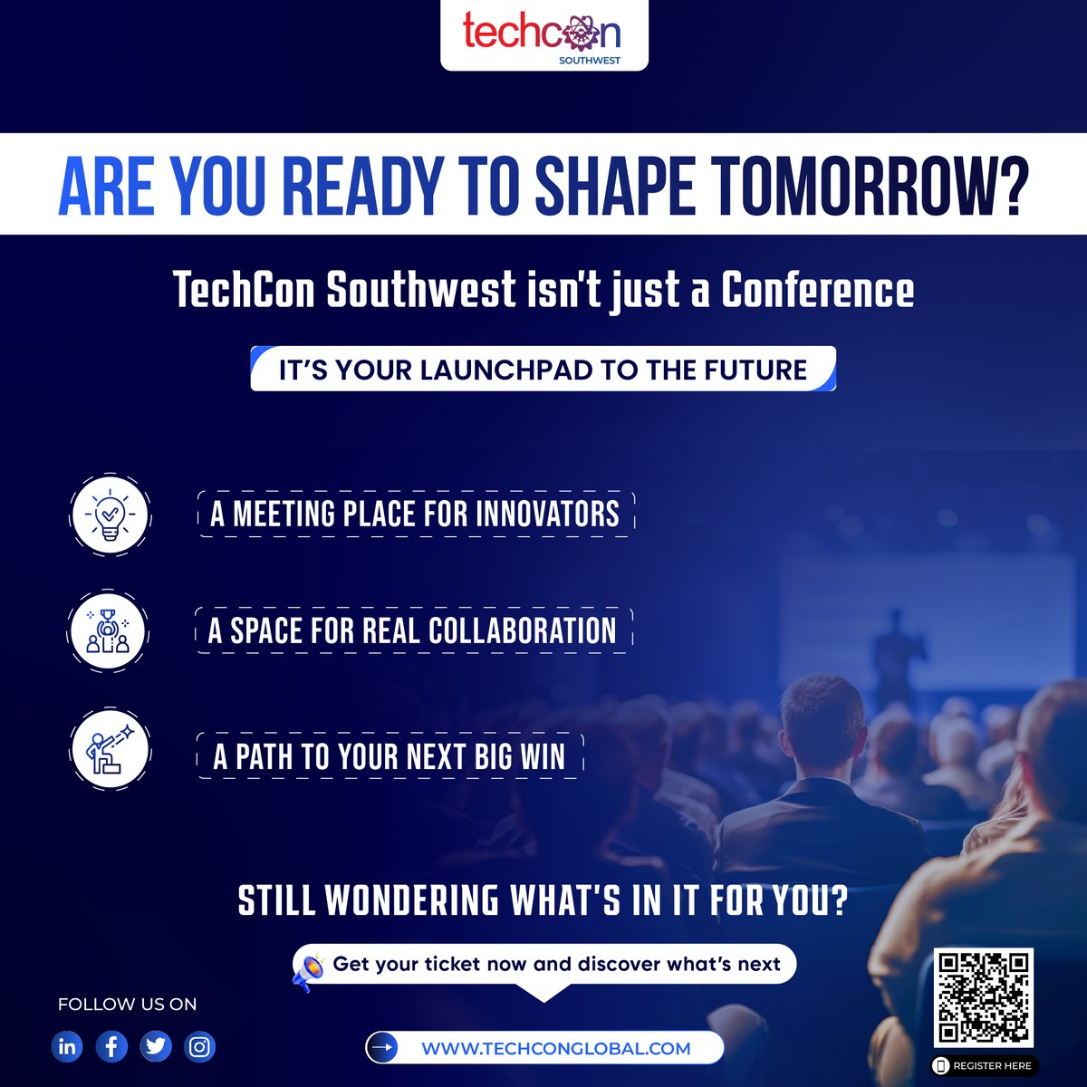 TechCon_Global's tweet image. 🚀 Are you ready to shape tomorrow?

TechCon SouthWest 2026 → Innovation. Collaboration. Big wins.
Austin’s first innovation summit is your launchpad to the future.

⚡ Join us: techconglobal.com/techcon-southw…

#TechConSouthWest #TechCon #TechLeadership #StartupEcosystem