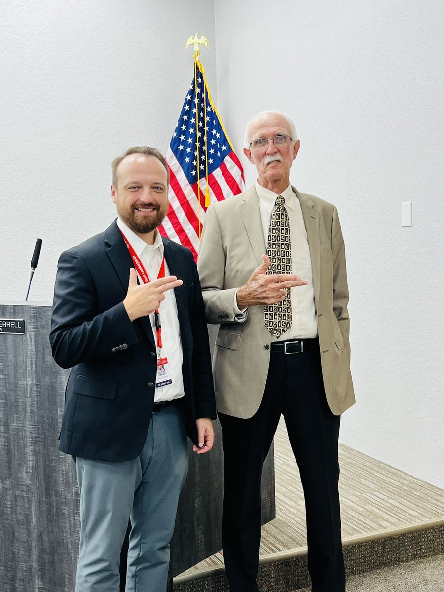 IgorGusyakov's tweet photo. I had a special visitor today—former Superintendent Bobby Baker (2000–2006)! We shared stories of Diboll ISD’s legacy and bright future.

Times change, but our heart stays the same: strong leadership, student success, and a community rooted in tradition while looking ahead. https://t.co/ZegxTkpLdN