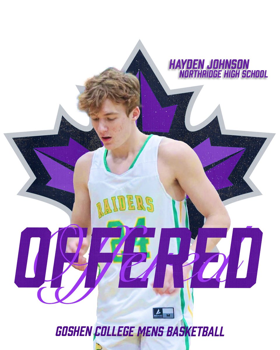 Thank you to Coach Gingerich and Coach Bowen for the great visit and conversations.  I’m excited to receive an offer to continue my academic and athletic career at Goshen College
<a href="/DwGingerich/">Dwight Gingerich</a> <a href="/CoachBow50_/">Erik Bowen</a> <a href="/GCMapleLeafs_MB/">Goshen College Men's Basketball</a> <a href="/NRRaidersMBB/">Northridge Boys Basketball</a>