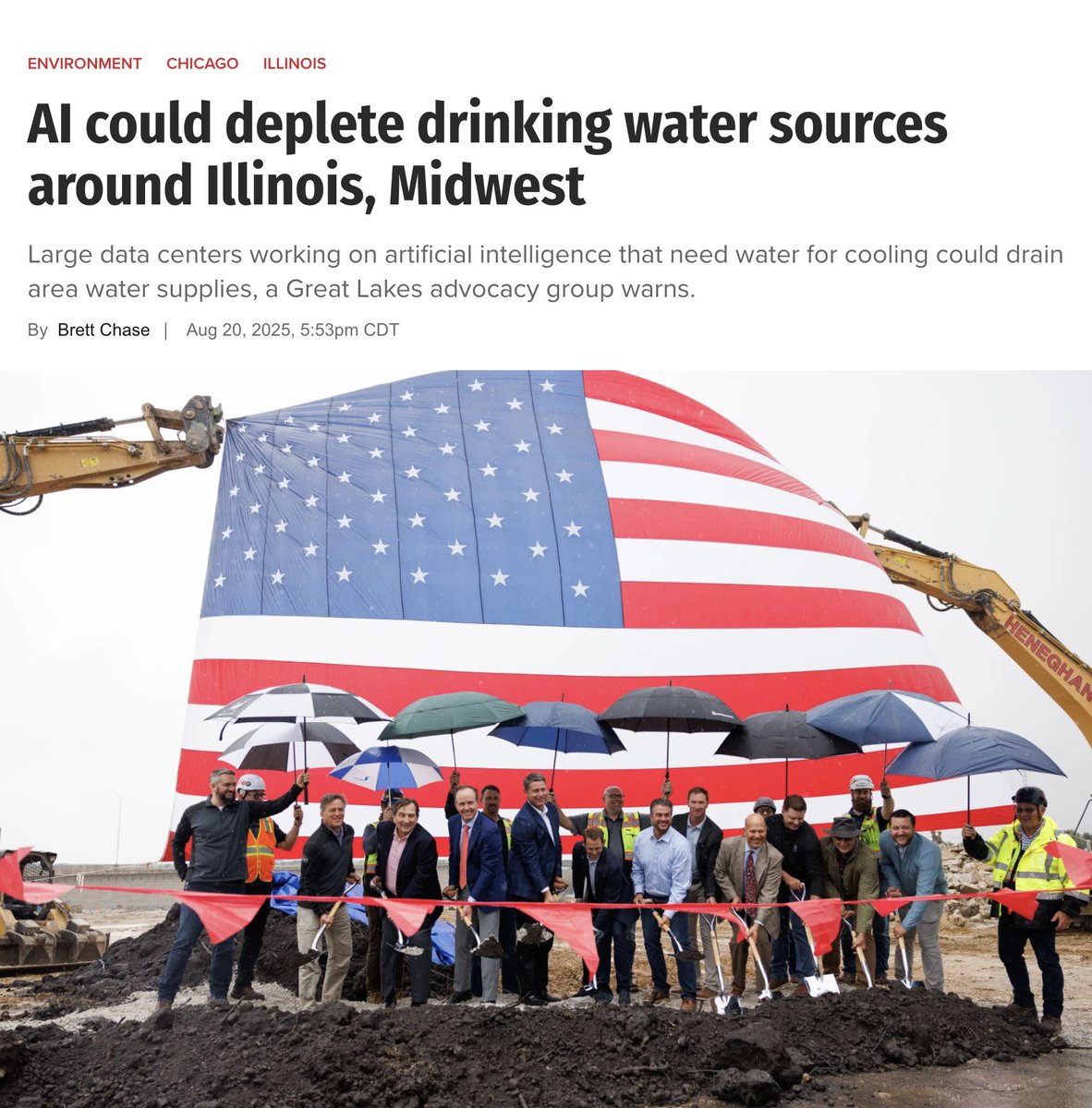 Don't you fuck with my Lake Michigan drinking water.