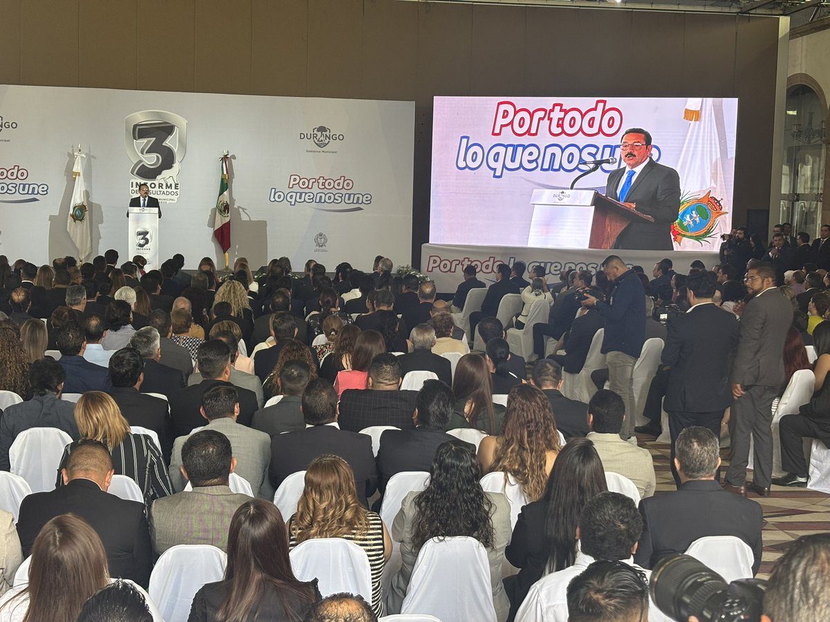 Pedro Silerio (@pedro_sileriog) on Twitter photo #PorTodoLoQueNosUne en #Durango se están haciendo bien las cosas para que la gran familia viva más dignamente.
Los presidentes <a href="/Bonifacioamigo/">Bonifacio Herrera</a> y <a href="/josejoseantonio/">Toño Ochoa</a>, de la mano del gobernador <a href="/EVillegasV/">Esteban Villegas V.</a>, generan los resultados que se necesitan.
Tercer Informe de Resultados #PorTodoLoQueNosUne en #Durango se están haciendo bien las cosas para que la gran familia viva más dignamente.
Los presidentes <a href="/Bonifacioamigo/">Bonifacio Herrera</a> y <a href="/josejoseantonio/">Toño Ochoa</a>, de la mano del gobernador <a href="/EVillegasV/">Esteban Villegas V.</a>, generan los resultados que se necesitan.
Tercer Informe de Resultados