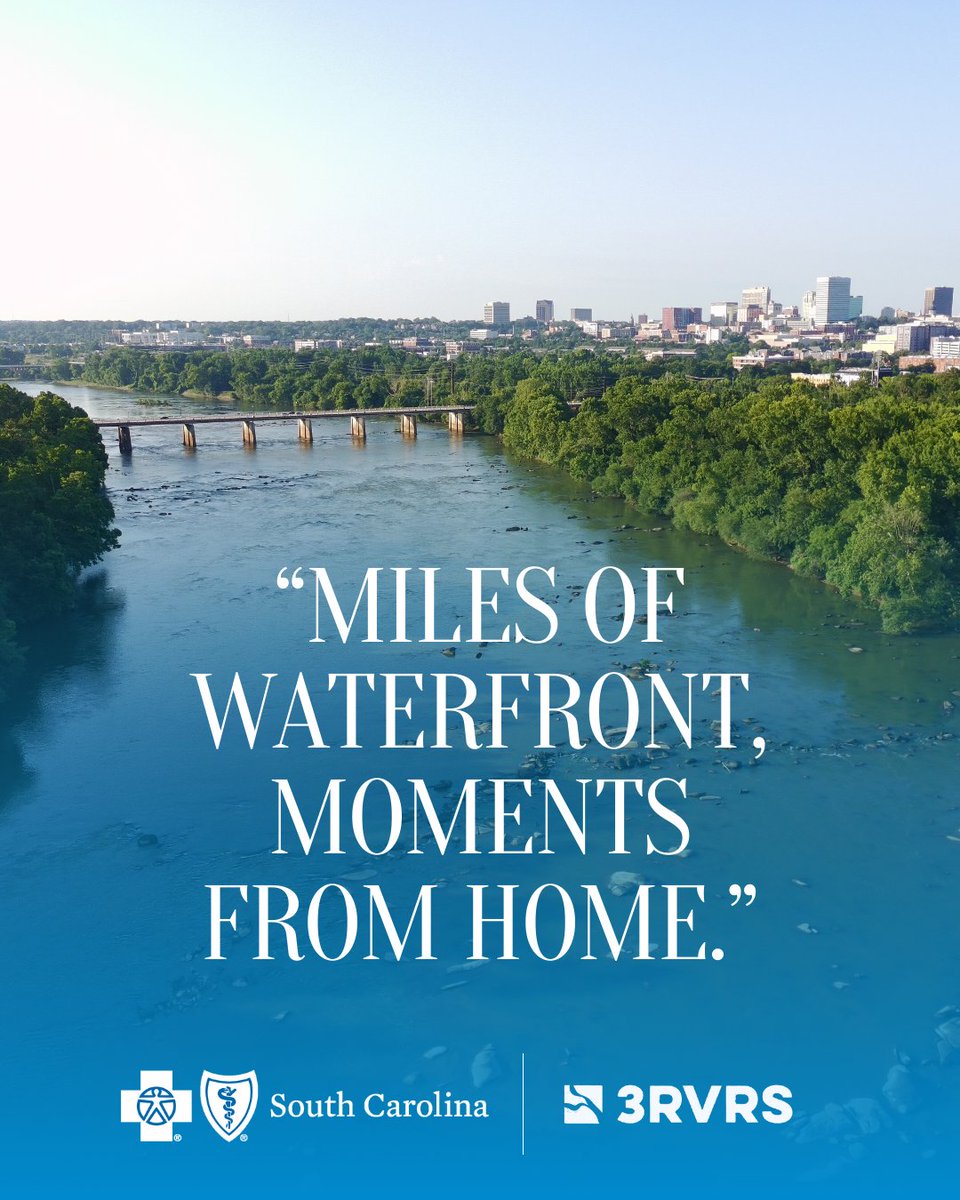 bcbssc's tweet image. Whether you’re walking, biking, birding or paddling, the 3RVRS system connects you with stunning views and peaceful waterfront access. And you won’t have to go far to find what’s around the bend: bit.ly/45sVX7r.

#SouthCarolina #SC #GetOutdoors #3RVRS