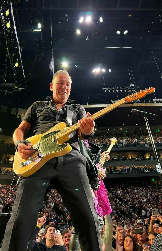 Now I know your mama she don’t like me ’cause I play in a rock and roll band

Rosalita (come out tonight)