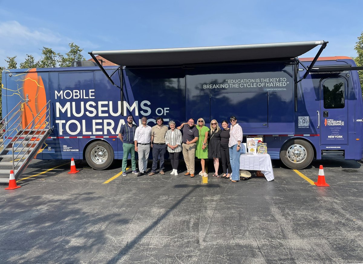The Mobile Museum of Tolerance NY made a powerful pit stop at <a href="/UnilandDevCo/">Uniland Development Company</a> in partnership with the Jewish Federation of Buffalo (<a href="/buffalojewish/">Buffalo Jewish Federation</a>). 🚌✨ 

We shared our work on tolerance education with Uniland leadership and employees, and the response was overwhelmingly positive!