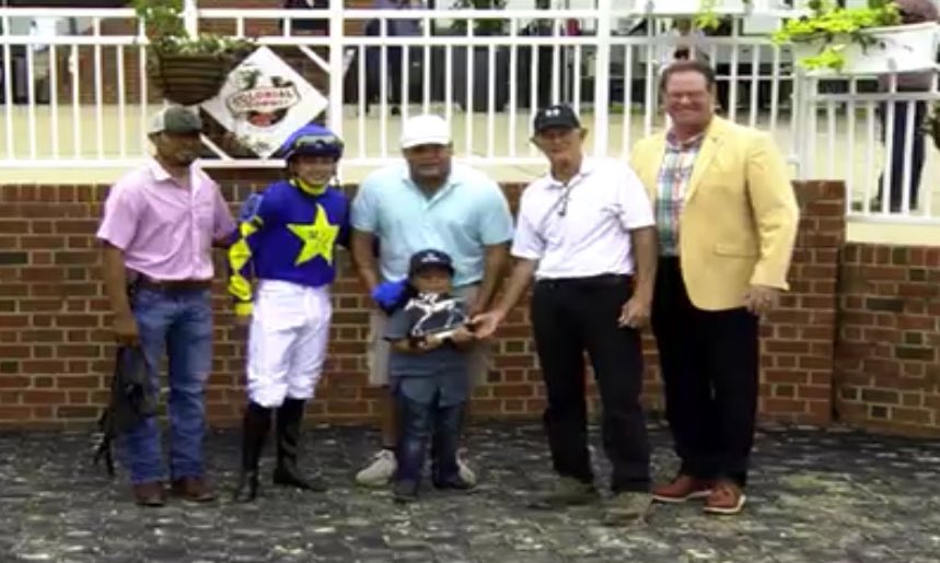Jason Barkley (@jbark131) on Twitter photo Busk and <a href="/C_barbosaaa/">Carlos Barbosa 🏇🏻❤️</a> take the Ready’s Rocket Qualifer <a href="/ColonialDowns/">Colonial Downs Racetrack</a> making it 7 wins in a row for Manny Chavez and co. Shout out to one of his biggest fans <a href="/kaitlinefree/">Kaitlin Free</a> for continued support! Busk and <a href="/C_barbosaaa/">Carlos Barbosa 🏇🏻❤️</a> take the Ready’s Rocket Qualifer <a href="/ColonialDowns/">Colonial Downs Racetrack</a> making it 7 wins in a row for Manny Chavez and co. Shout out to one of his biggest fans <a href="/kaitlinefree/">Kaitlin Free</a> for continued support!