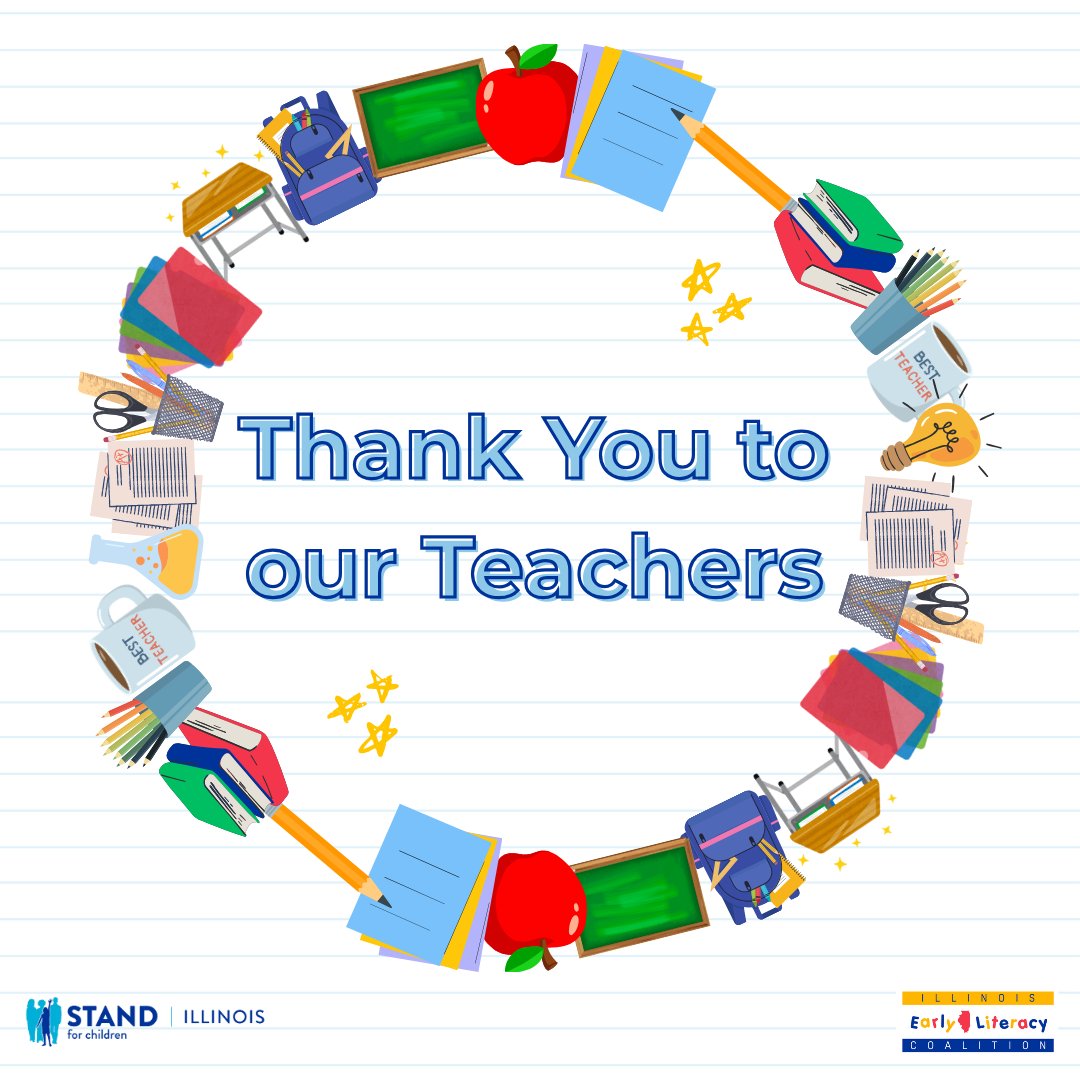 Back-to-School season is officially upon us, and we want to thank all of our teachers for everything that you do to help our students thrive!

You all are critical members of our community, and we hope you have the best school year possible 📚