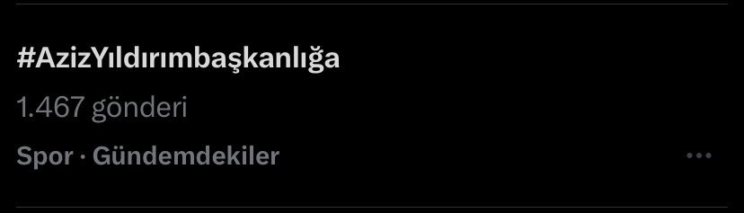 GÜNDEME GİRDİK.
YAZ YAZDIR , PAYLAŞ PAYLAŞTIR !
#AzizYıldırımbaşkanlığa