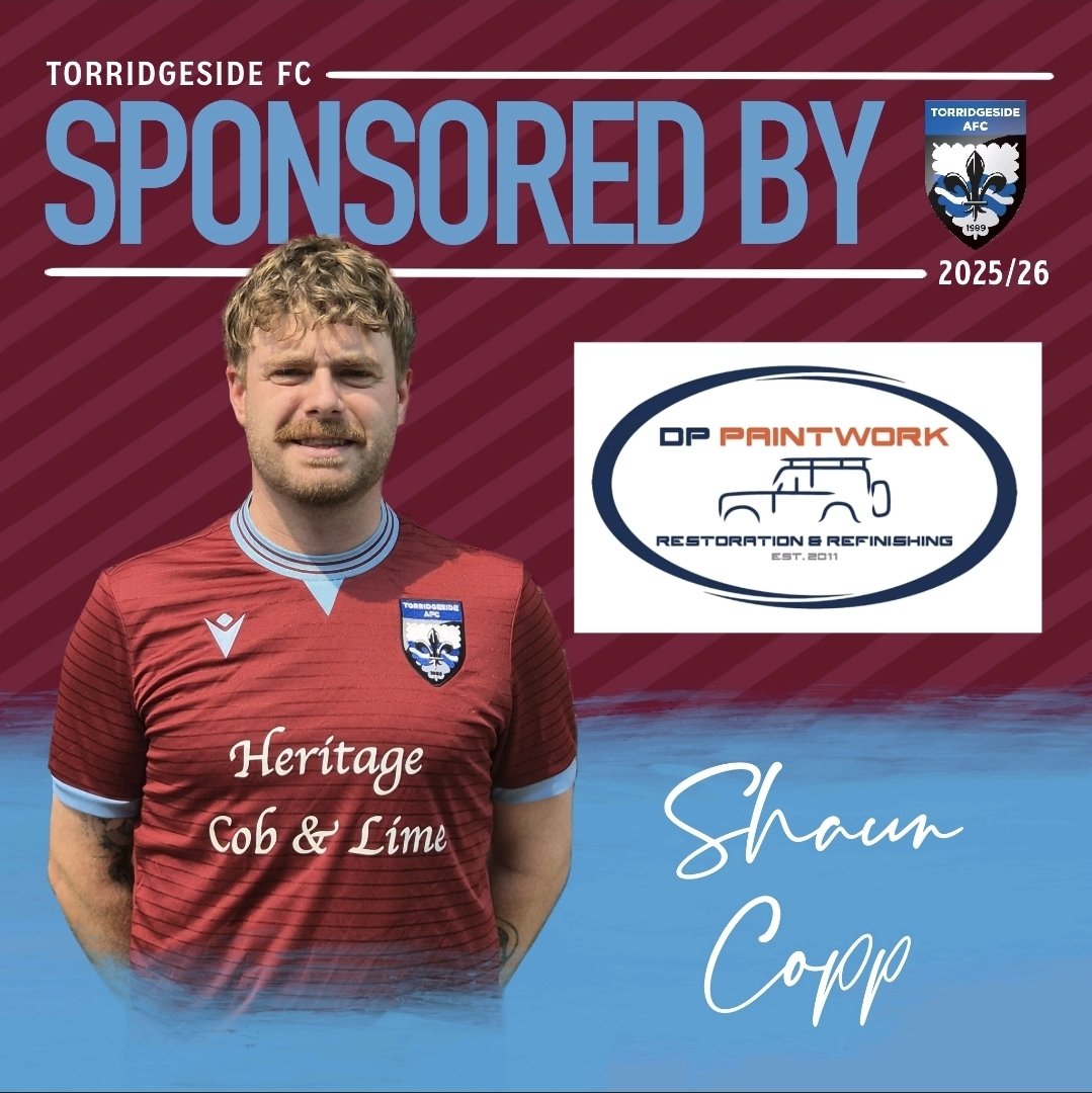 Torridgeside FC (@tside12) on Twitter photo PLAYER SPONSOR...
Dan of DP Paintwork is another long-standing sponsor of the club, sponsoring <a href="/drawnbyshaun_/">Shaun Copp</a> for the fourth season on the bounce.
Thanks for your continued support, Dan! PLAYER SPONSOR...
Dan of DP Paintwork is another long-standing sponsor of the club, sponsoring <a href="/drawnbyshaun_/">Shaun Copp</a> for the fourth season on the bounce.
Thanks for your continued support, Dan!