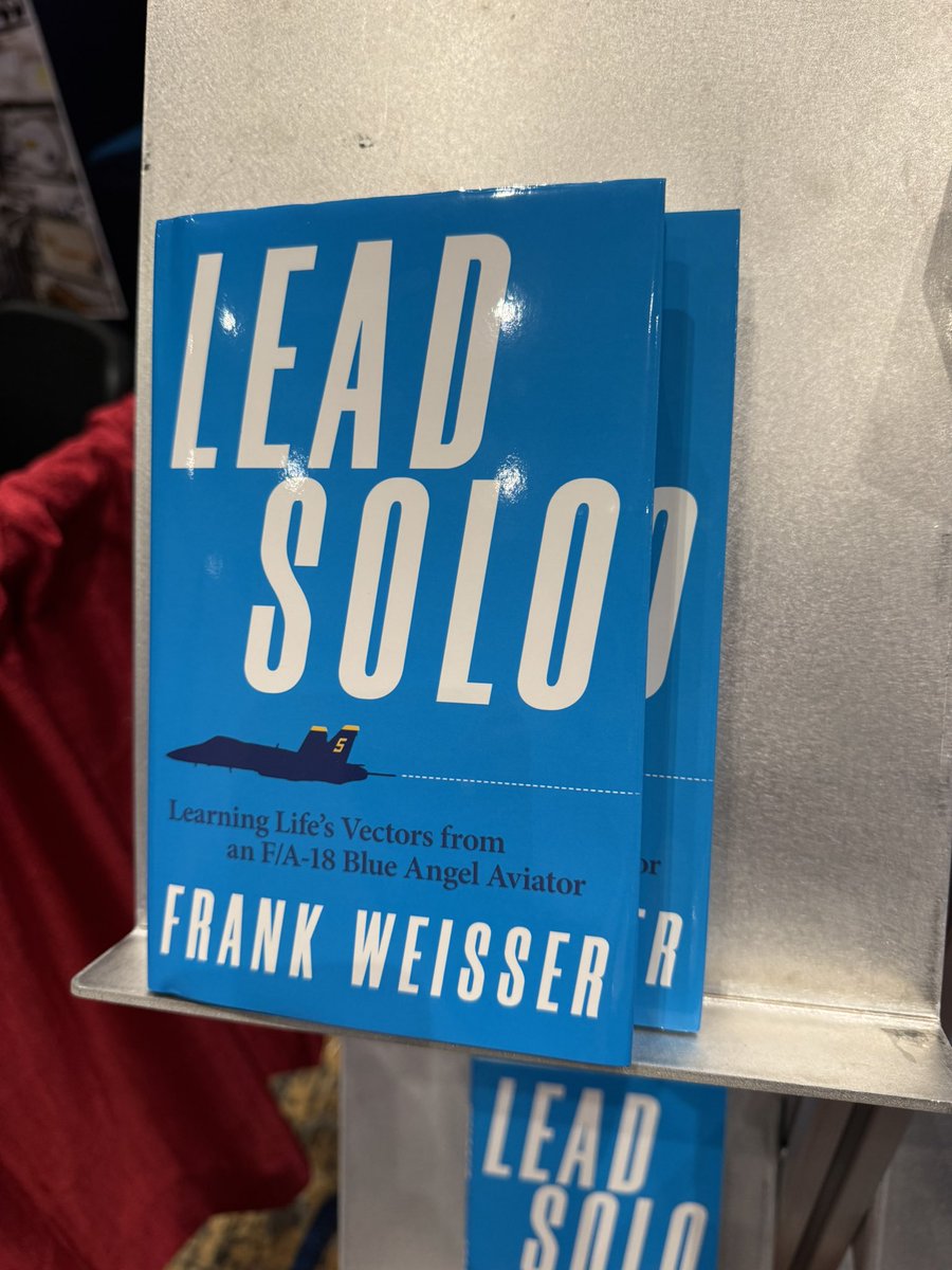 bill_hamblet's tweet image. At #HOOK25 in Reno. Stop by the @NavalInstitute booth to become a member and get a free copy of Lead Solo by two-time @BlueAngels Walleye Weisser.