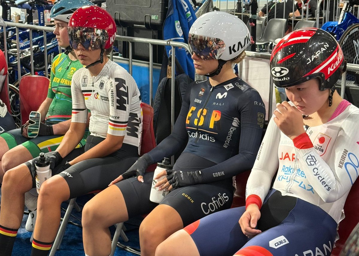 RFECiclismo's tweet photo. #JuniorTrackWorld2025 | Leyre Toledo finaliza en 15ª posición la prueba de Eliminación 

#TeamESPciclismo🇪🇸 https://t.co/7HaAGceaIl