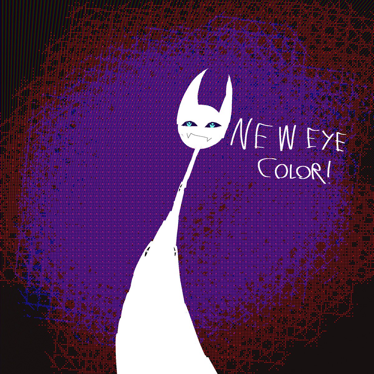 NotSmallTart's tweet image. New eye color for this fucker, wanted to post this before I don't have internet for an undefined amount of time, yay, I'm gonna kill myself!