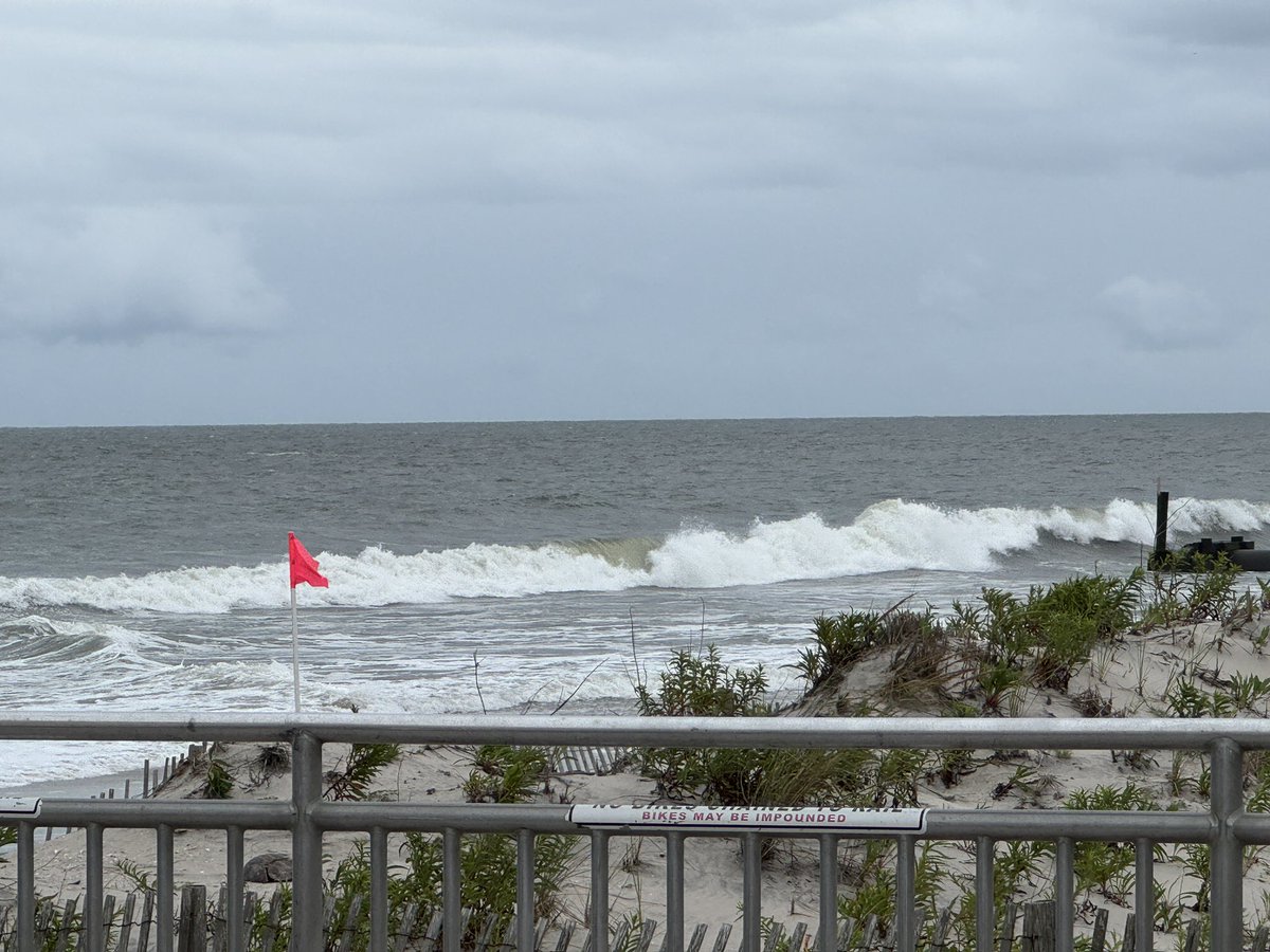 It’s #TechTshirtTuesday and I’m enjoying a day at the OC boardwalk with my family! Red flags are on the beach with Erin approaching (but remaining off the coast) and creating strong rip tides
