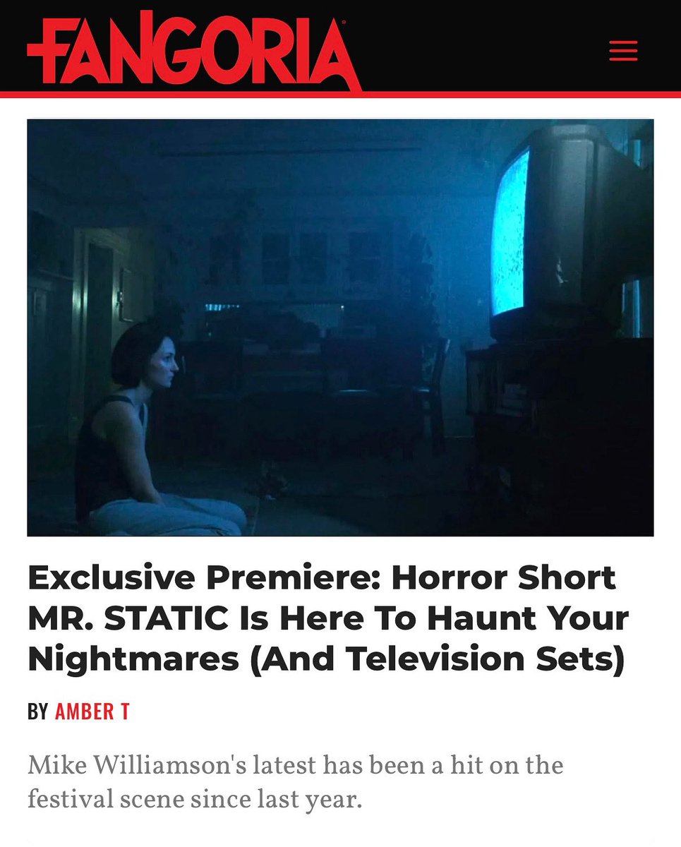 Mike Williamson (@williamsonmike_) on Twitter photo MR. STATIC had its East Coast premiere at the outrageously fun <a href="/BrooklynHorror/">Brooklyn Horror Fest</a> - It was a killer time hanging with friends old and new and one of my favorite fests on the circuit. Mr Static is now online! fangoria.com/mr-static-excl… MR. STATIC had its East Coast premiere at the outrageously fun <a href="/BrooklynHorror/">Brooklyn Horror Fest</a> - It was a killer time hanging with friends old and new and one of my favorite fests on the circuit. Mr Static is now online! fangoria.com/mr-static-excl…