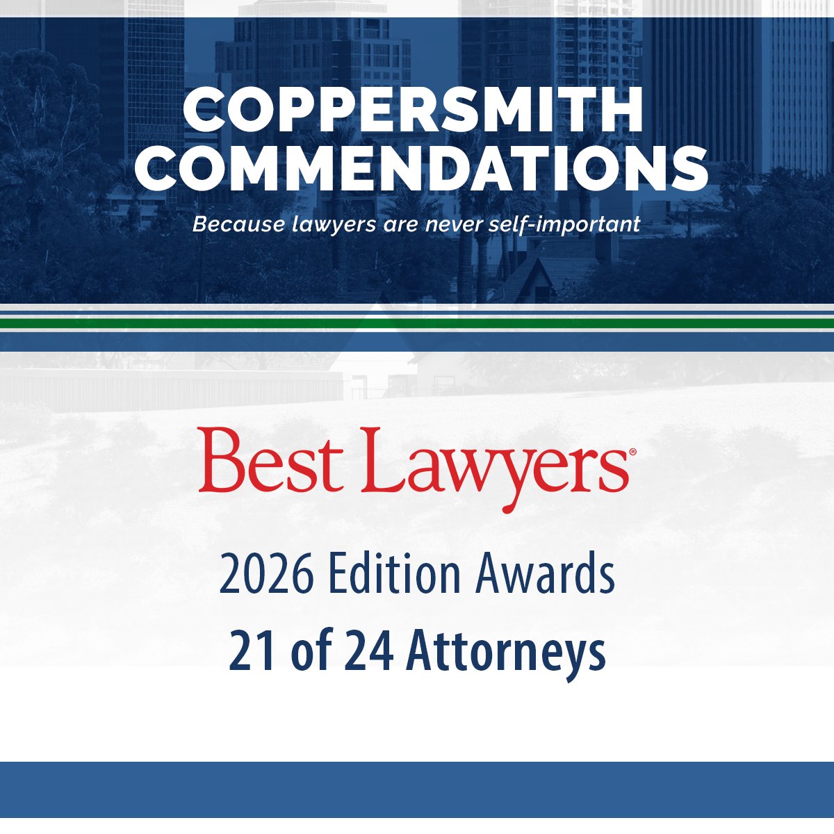 The majority of our firm has once again been honored in 2026 Best Lawyers — a testament to our attorneys’ above-and-beyond legal expertise, contributions, and outcomes.

cblawyers.com/best-lawyers-r…