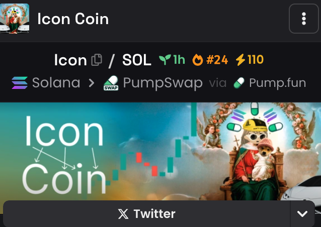 grammydegen's tweet photo. $Icon just hit 110 boosts and climbed to #24 in trending, no doubt, $Icon will be everywhere. In every corner of the trenches, you’ll see people praying to $Icon https://t.co/vAXWF2DVx4