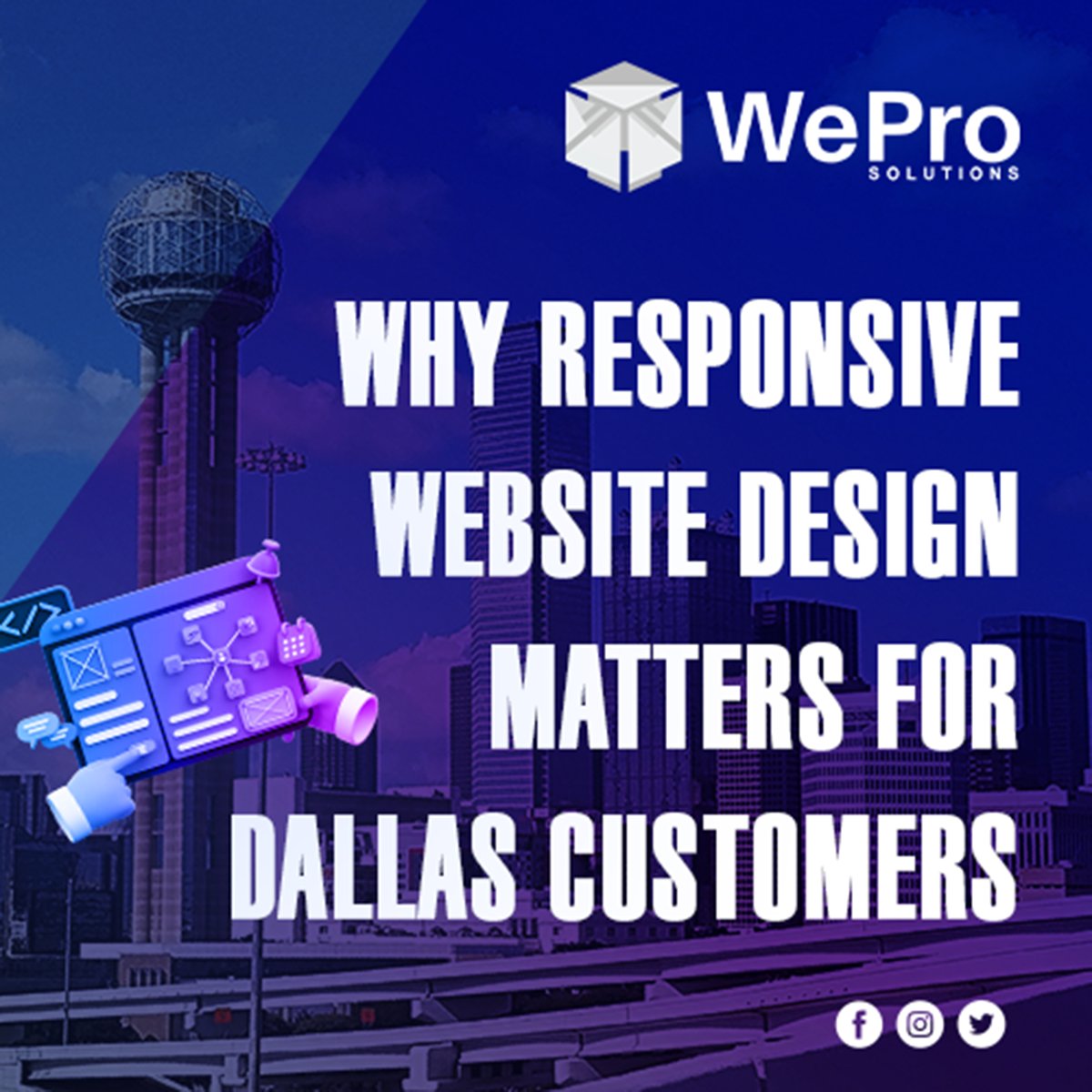 WeProLLC's tweet image. Customers expect your site to work anywhere – on their phone, tablet, or desktop. 📱💻 Responsive design means better SEO, more trust, &amp;amp; higher conversions. Learn why responsive design matters for Dallas:
wepro-solutions.com/why-responsive…

#WebDesignBlog