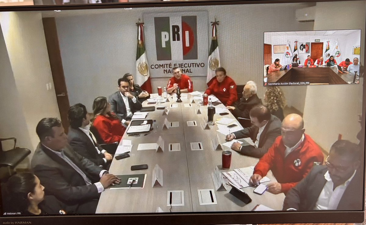 🔴 Presentes en la Reunión Nacional de Evaluación con <a href="/alitomorenoc/">Alejandro Moreno</a> 🇲🇽.
💪 Desde la SAE del <a href="/PRI_Nacional/">PRI</a> seguimos firmes, con visión y rumbo claro por México.

#SAE #PRI #RumboAl2027