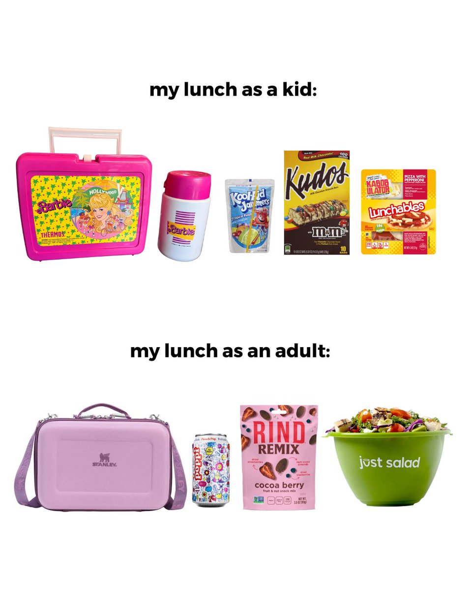 Proof you can glow up your lunchbox AND your snacks 😌✨🥗 … and that’s on growth.