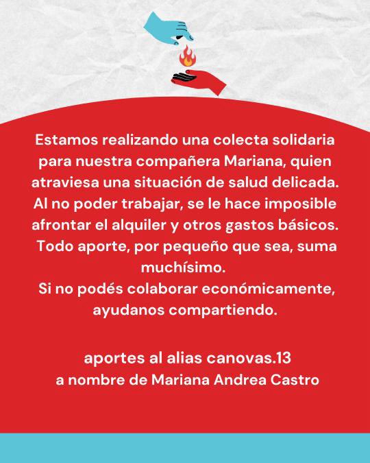 Toda ayuda para la compañera o difusión sirve mucho 🙏🏻🏳️‍⚧️