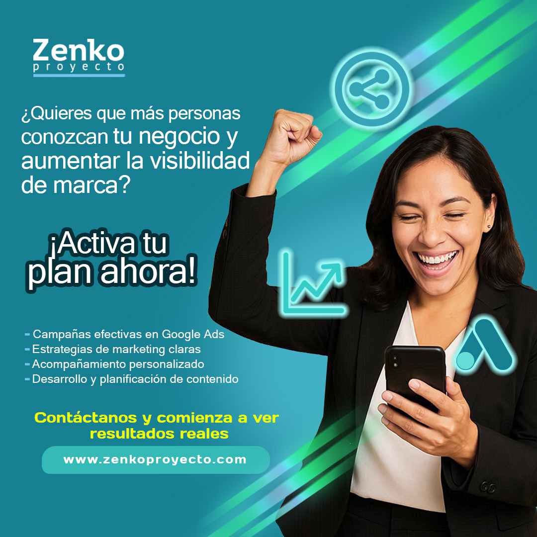 Zenkoproyecto's tweet photo. El crecimiento y las conversiones reales llegan con la estrategia correcta y los medios ideales para tu marca. Te invito a dar el paso ahora y potencia tu negocio. https://t.co/yfLS9GrNkf

#marketingdigital #growthmarketing #SEO #SEM #socialmedia #publicidad #publicidaddigital https://t.co/c9SxYCYmgA