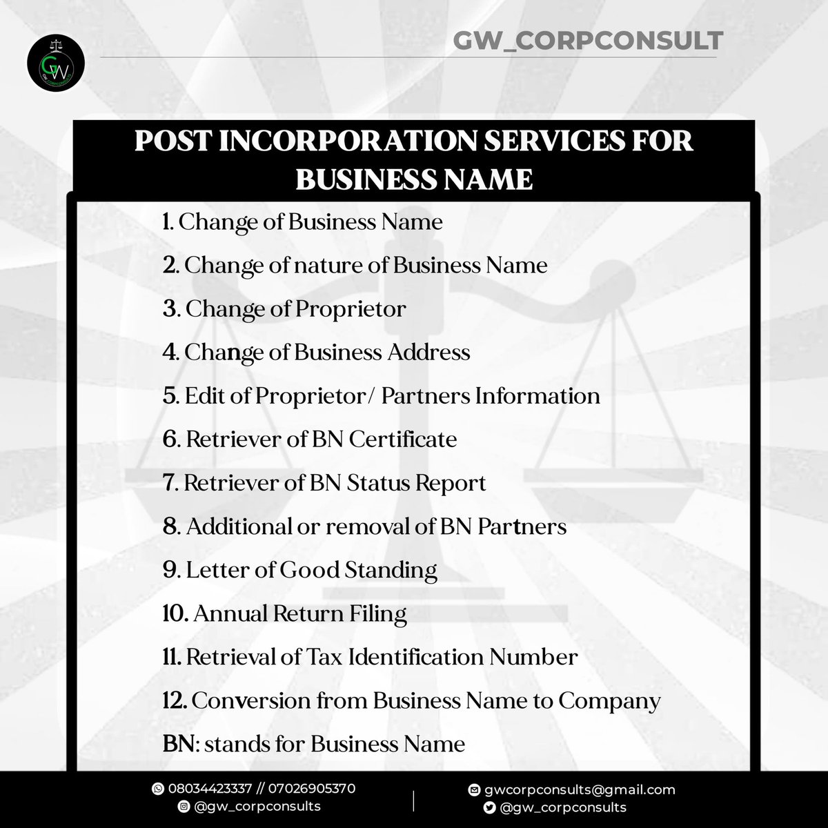 _gbems_'s tweet photo. Post-Incorporation Services of the Corporate Affairs Commission (CAC),  refer to the range of services offered after a company or business has been officially registered/incorporated with the Commission. https://t.co/0Rc90CV1JC
