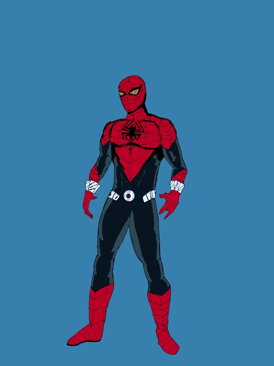 designzinho do homem aranha do universo que eu tô montando