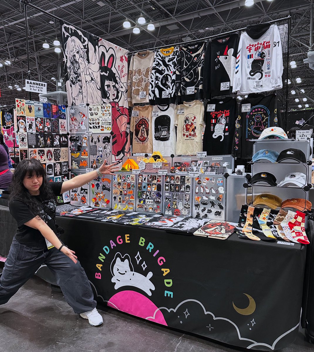 We're at Anime NYC this weekend! Artist Alley V13 🍎