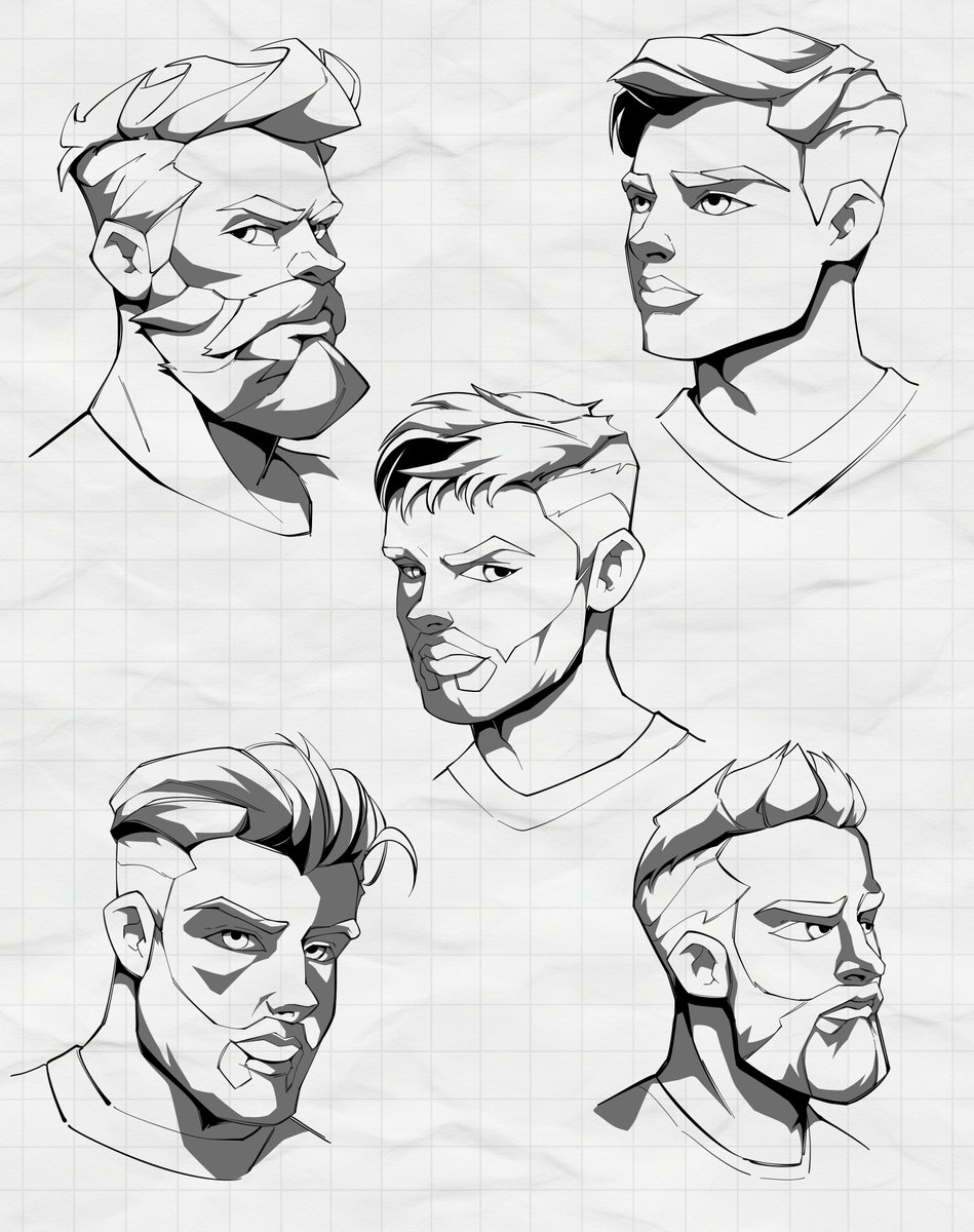 MitchellRampage's tweet photo. The language of faces ✍️
#digitalsketch #digitalsketching #sketchdigital #malestudy #femalestudy #sketchpractice #sketchbookpractice #headstudy #digitalsketch #artpractice #characterdesign #drawing🎨 #illustration_daily #digitalartwork https://t.co/VofjBbWXL6