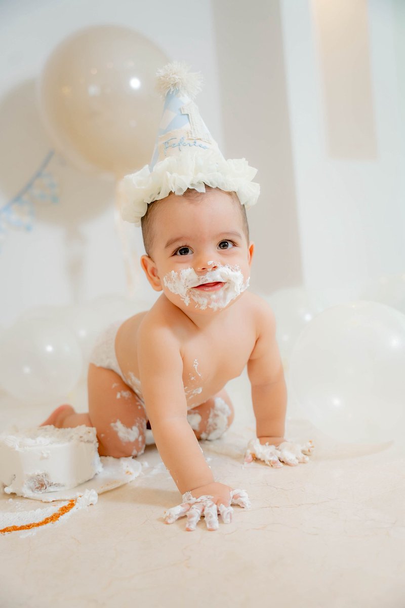 MaDaCarrillo's tweet photo. Federico turns ONE🩵 https://t.co/KdWf02RqrU
