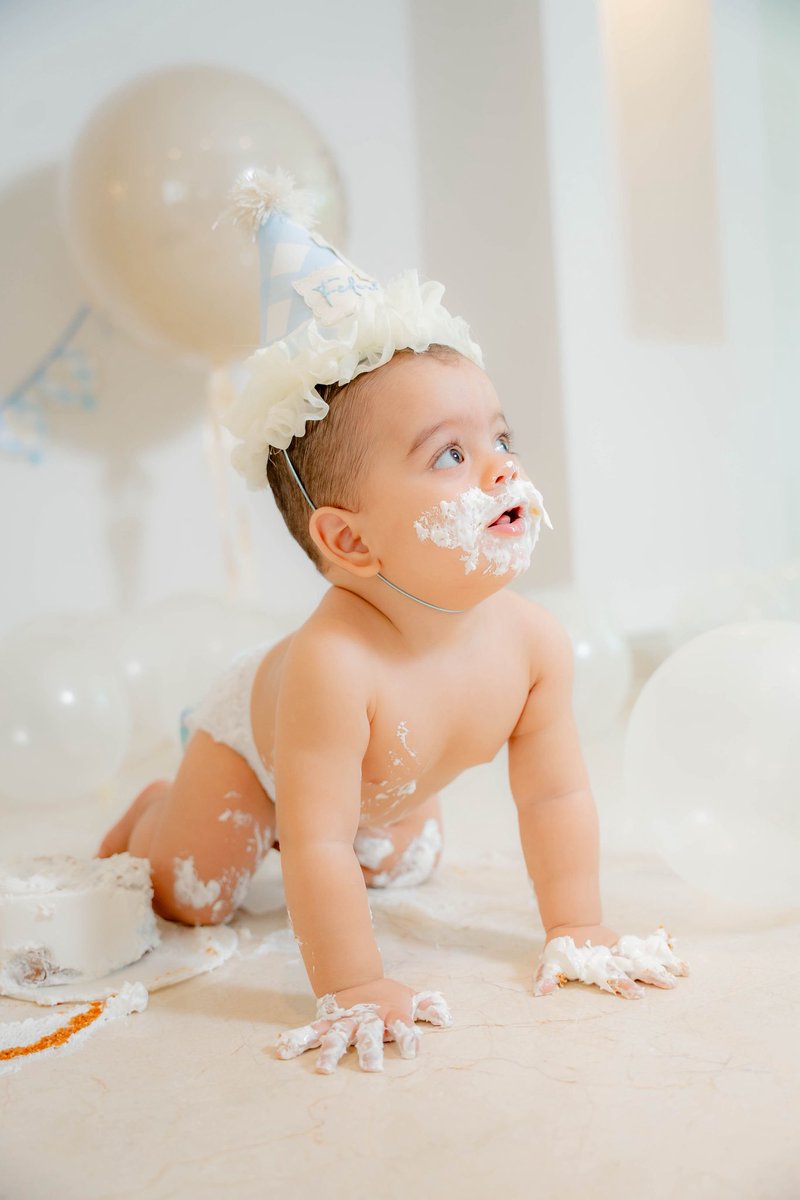 MaDaCarrillo's tweet photo. Federico turns ONE🩵 https://t.co/KdWf02RqrU