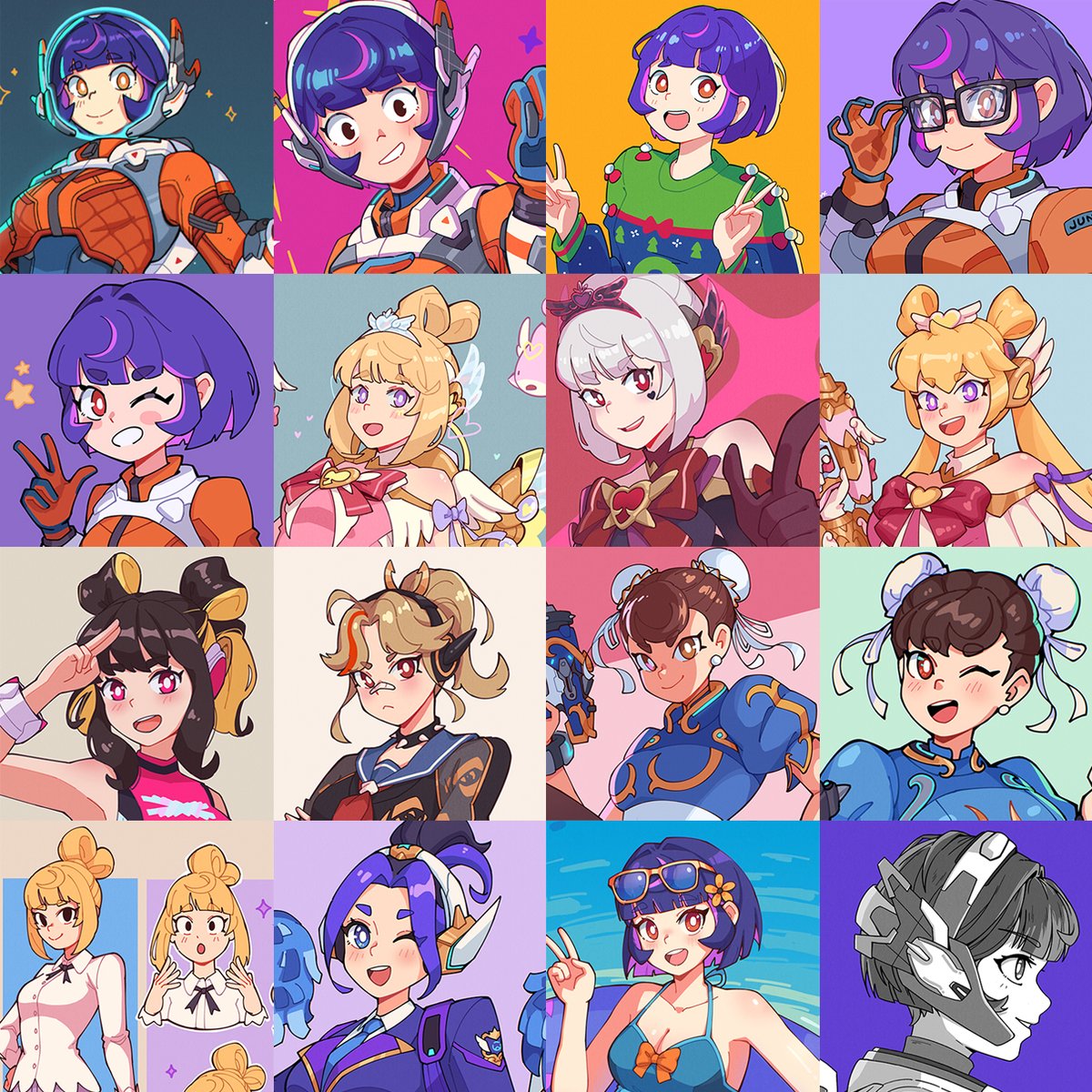 mikeemyk1's tweet image. I forgot to post this yesterday! 1 year of Juno fanart ✨