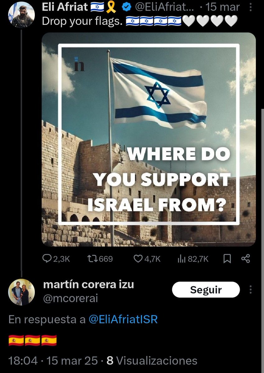 Enhorabuena al flamante fichaje de directivo, don Martin Corera Izu.

Casualmente acaban de desaparecer tweets en apoyo al genocidio sobre el pueblo palestino como estos: