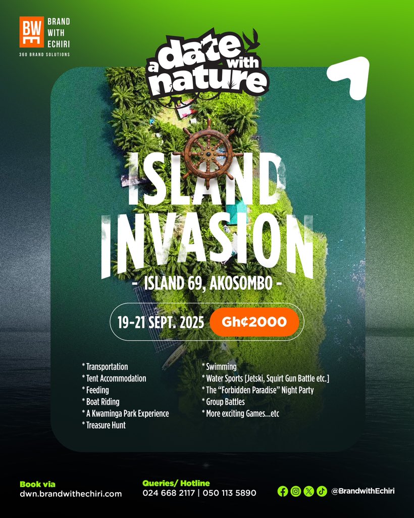 A weekend gateway on the island 🏝️ 🥳🤗.. a date with nature baby 🥳

#Brandwithechiri
#ADatewithnature 
#IslandInvasion