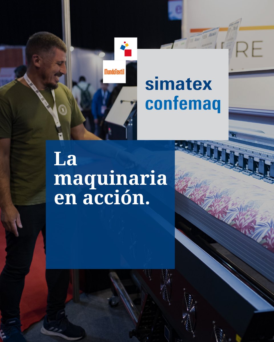 ⚙️ Simatex + Confemaq reúnen tecnología, innovación y soluciones concretas para cada etapa del proceso productivo textil y de confección.

🔧 Encontrá las mejores oportunidades de inversión para modernizar tu planta.
Del 2 al 4 de junio de 2026, en La Rural.