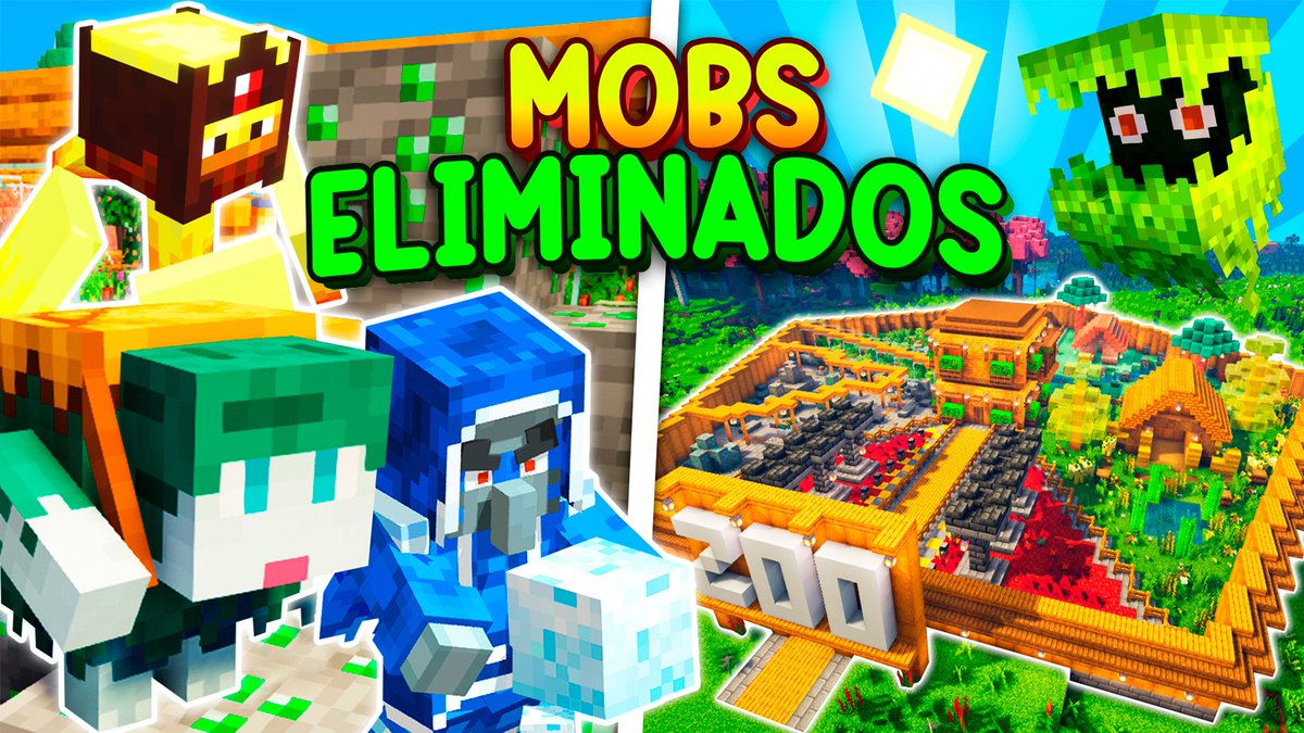 garefcraft's tweet photo. ⭐️¡NUEVO VIDEO!⭐️ 

Construí un ZOOLÓGICO con TODOS los MOBS ELIMINADOS de MINECRAFT 😲

👇LINK DEL VIDEO 👇
https://t.co/425rBhxDKP

Me ayudarías muchísimo con un FAV 🧡 y un RT 🔁 Gracias por apoyarme https://t.co/NxH9j8Cnm2