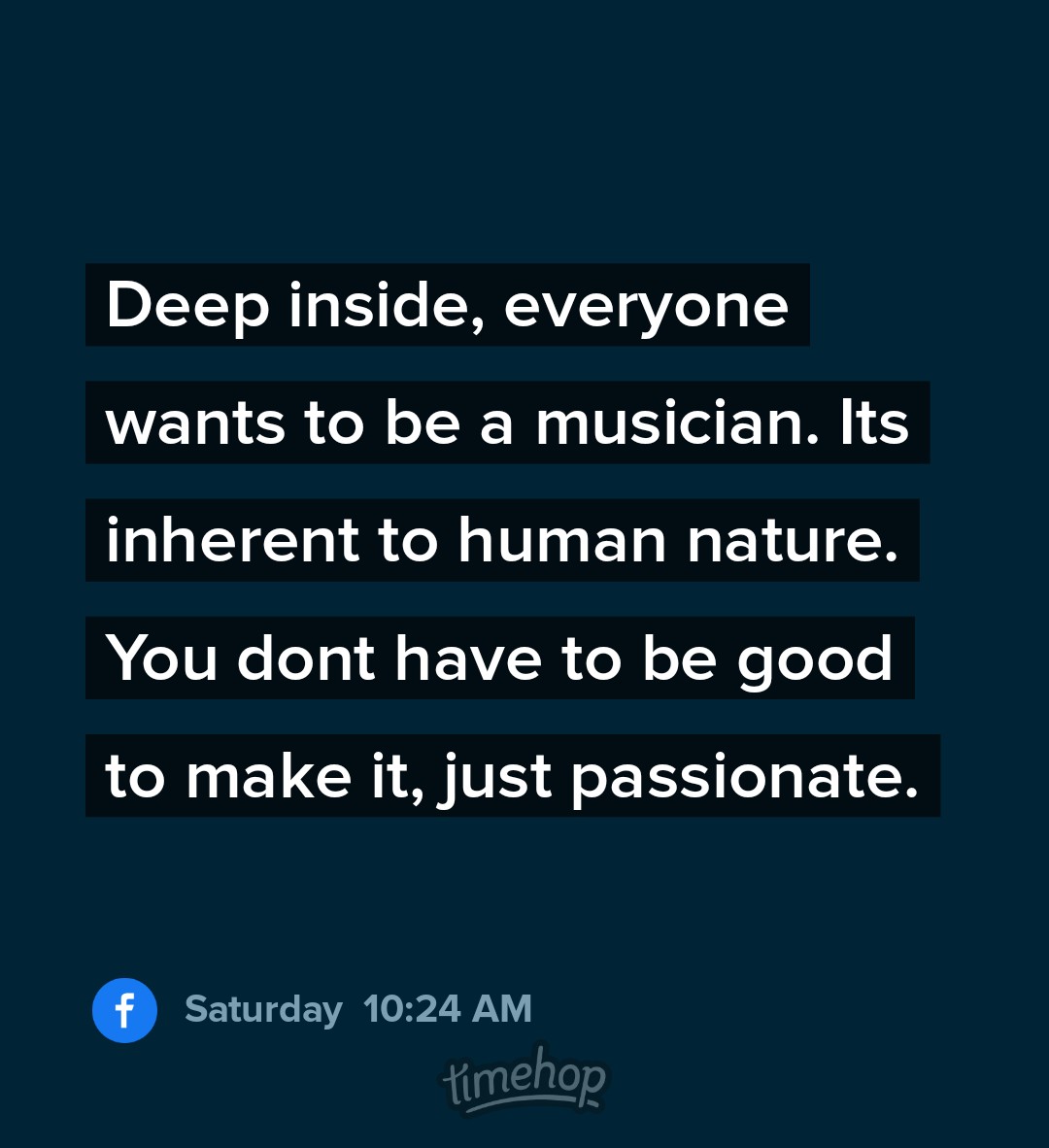 So true