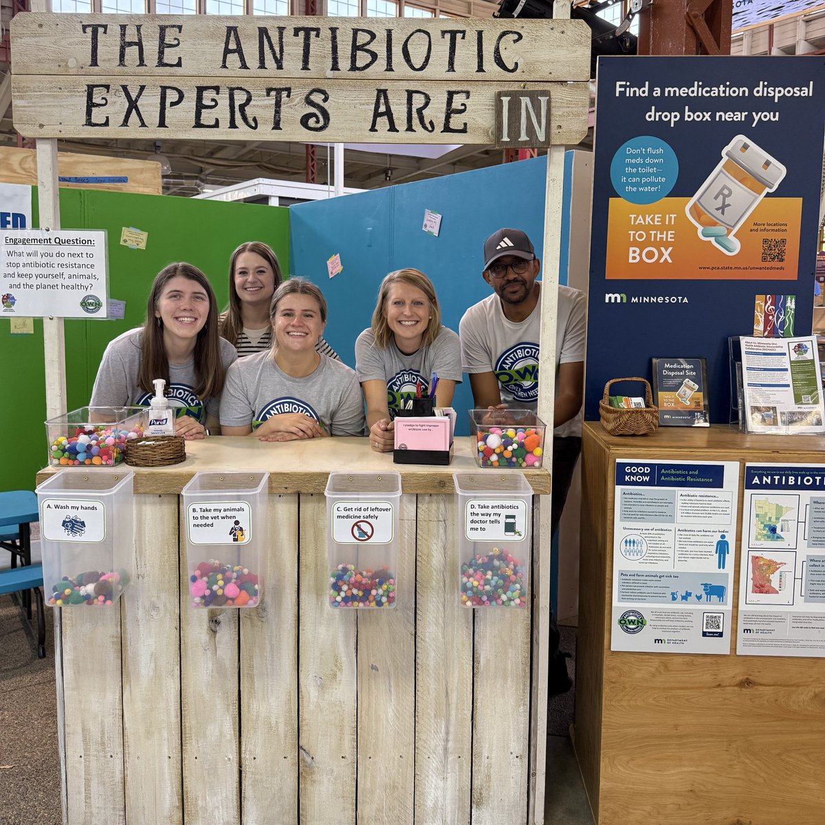 Calling all health heroes! Head to the MN #OneHealth Antibiotic Stewardship Collaborative booth in the @MNStateFair Eco Experience Building to learn about #AntibioticResistance, ask questions, and play Eco Bingo! @mnpca @mnagriculture health.state.mn.us/onehealthabx/f…