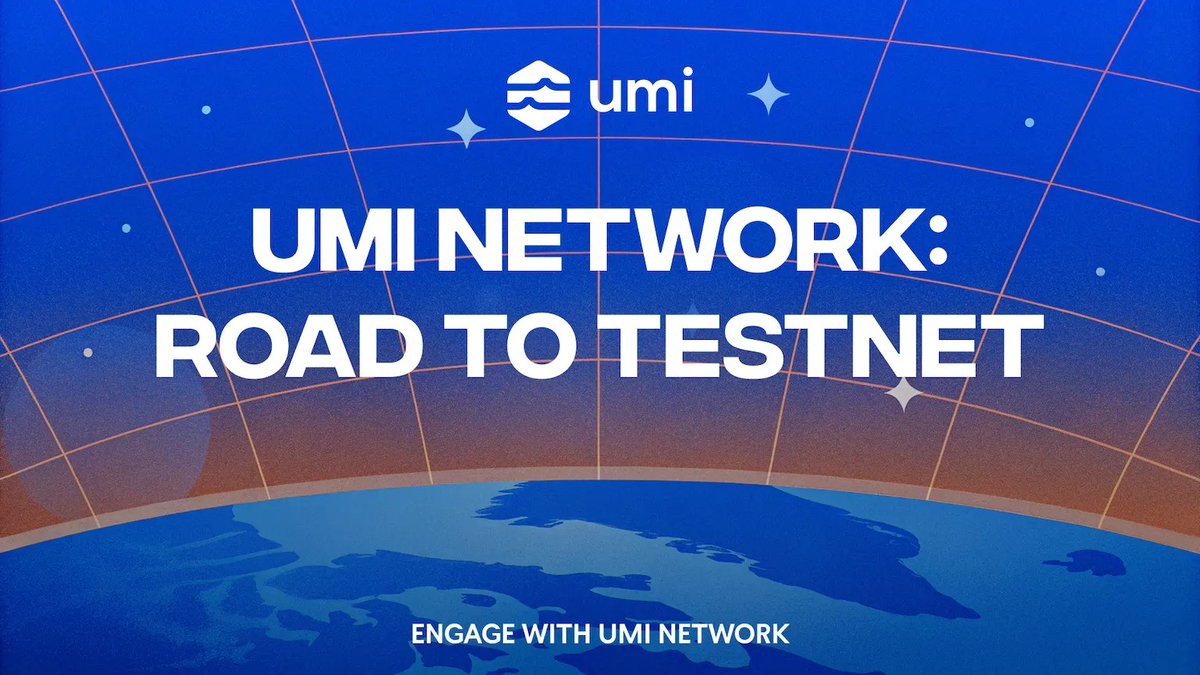 Moved Network (@movednetwork) on Twitter photo The tide is changing. Umi is on the road to Testnet π₯
Don't miss out on the latest campaign with <a href="/IntractQuests/">Intract Quests</a> and join early supporters sailing into the Multi-VM future!
Get started now, at quest.intract.io/quest/6894b9d4β¦ β΅οΈ The tide is changing. Umi is on the road to Testnet π₯
Don't miss out on the latest campaign with <a href="/IntractQuests/">Intract Quests</a> and join early supporters sailing into the Multi-VM future!
Get started now, at quest.intract.io/quest/6894b9d4β¦ β΅οΈ